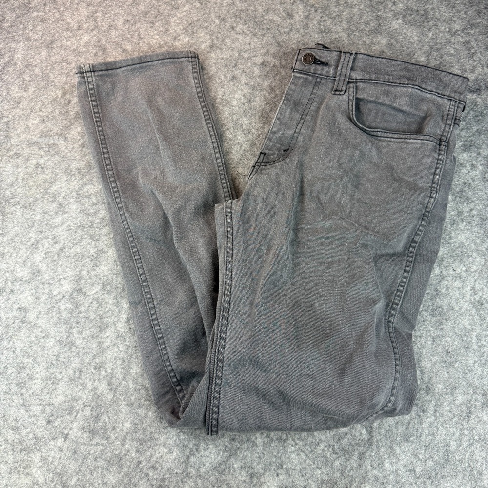 Levi's 511 Gray 34x34 Men's Straight Jeans‎ S40196 Distressed
